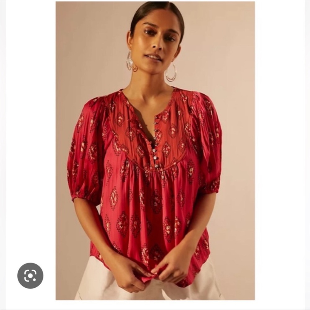 Anthropologie Henley pullover NWOT